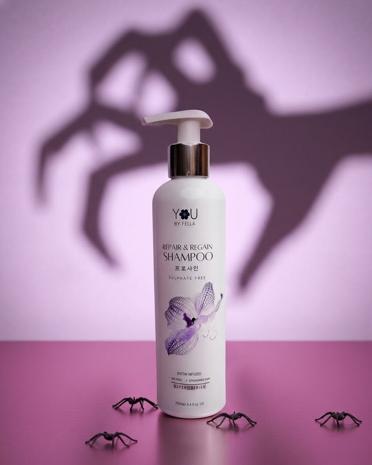 Shampoo | Repair and Regain Sulfate-Free  with Biotin & Rice Extracts - Clear Shampoo
