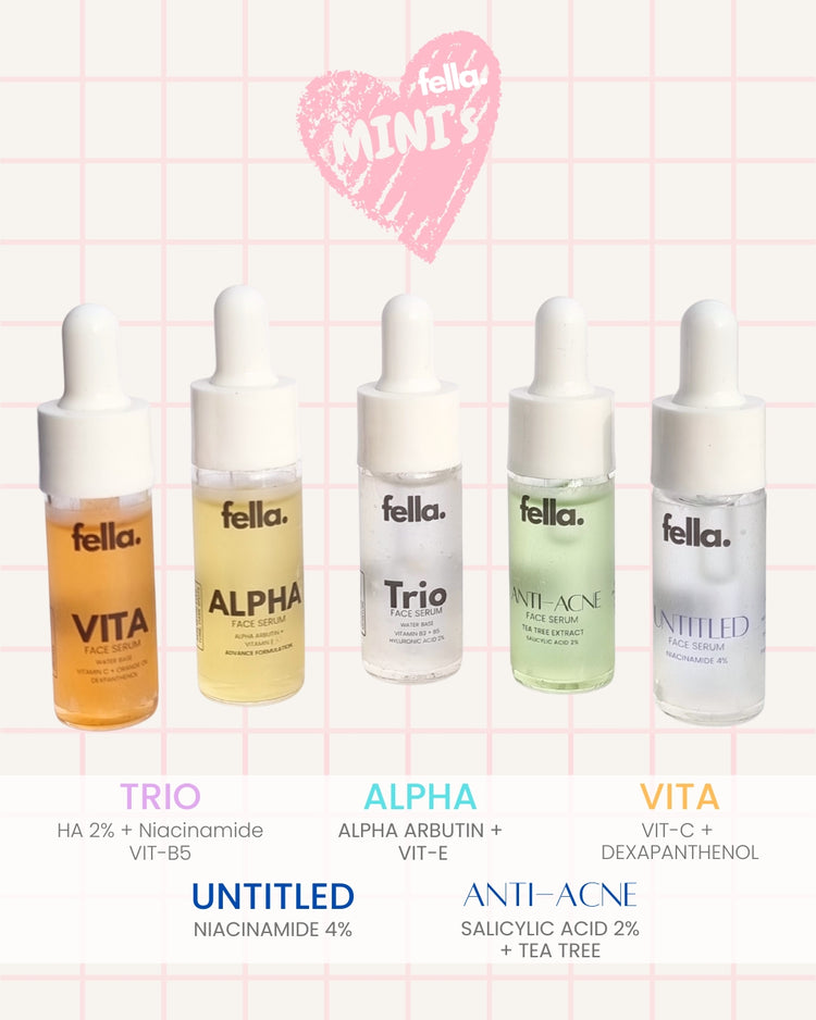 Fella MINI's set 3x Serum Pack - FELLA BEAUTY™