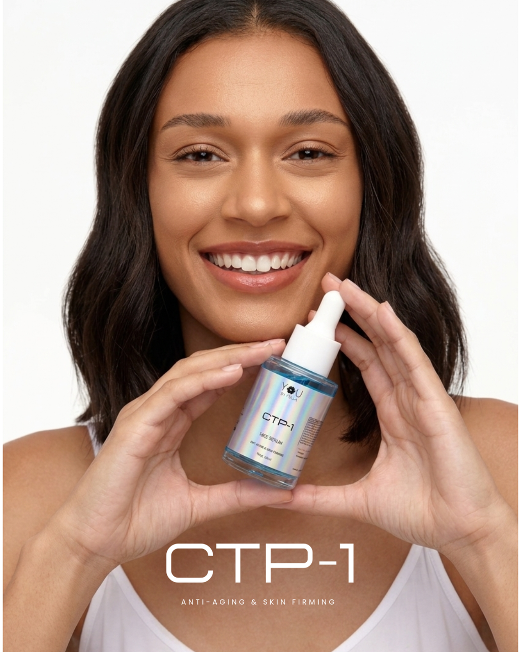 CTP-1 Copper tripeptide, Peptides Complex, Snail Mucin | Anti-Aging, Skin Brightening Face Serum