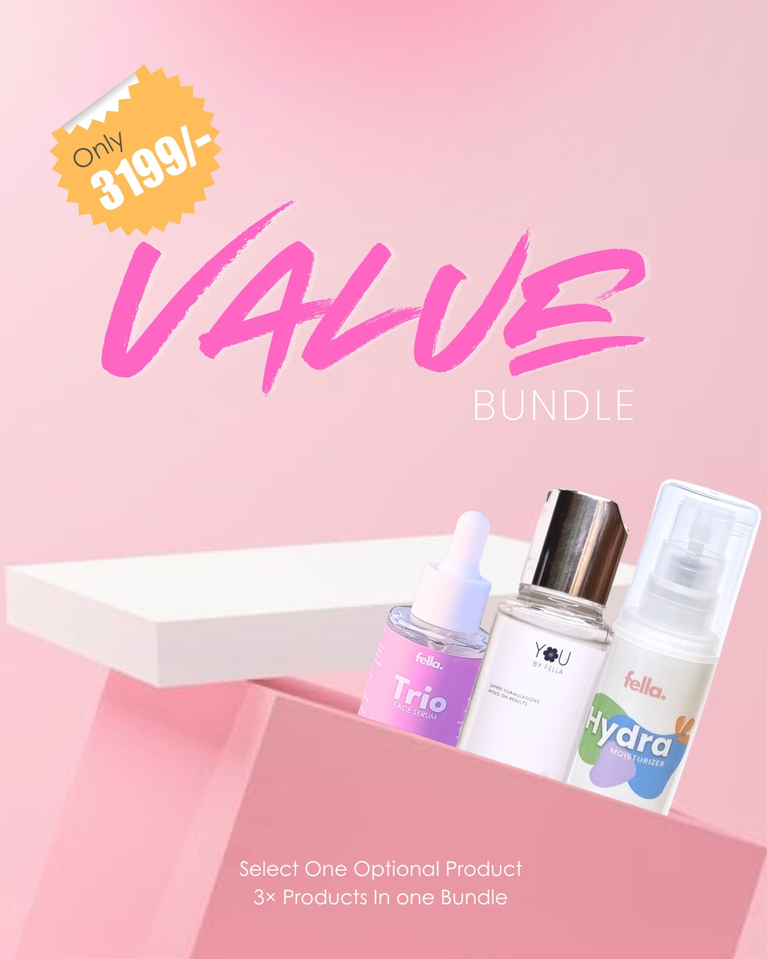 Fella Rice Value Bundle - Rice toner Niacinamide 2% & Hydra Moisturizer (Serum of ...